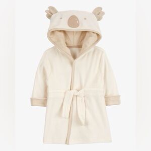 Carter's Cream Kids Robe with Animal Ears